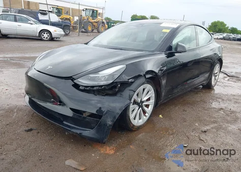 2023 Tesla Model 3 Rear-Wheel Drive из США, поврежденный, VIN 5YJ3E1EA8PF435365